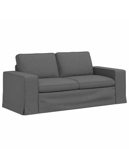 Divano 2 pcs Grigio scuro