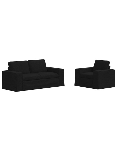 Divano 2 pcs Nero