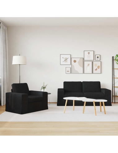 Divano 2 pcs Nero