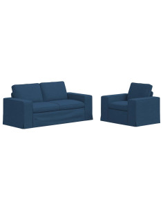 Divano 2 pcs Blu 2