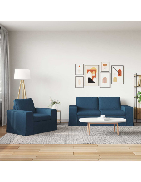 Divano 2 pcs Blu