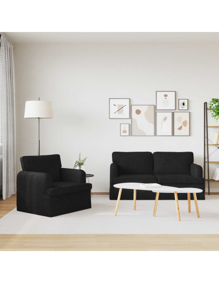Divano 2 pcs Nero