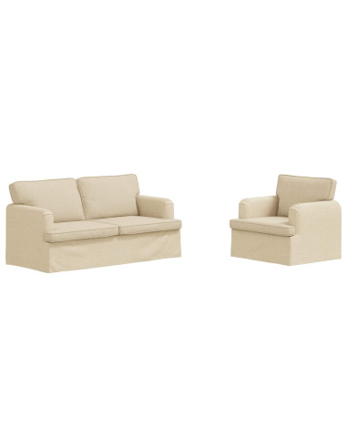 Divano 2 pcs Crema