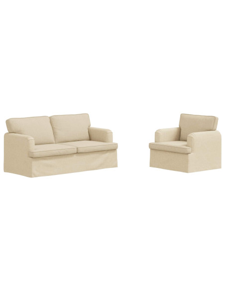 Divano 2 pcs Crema