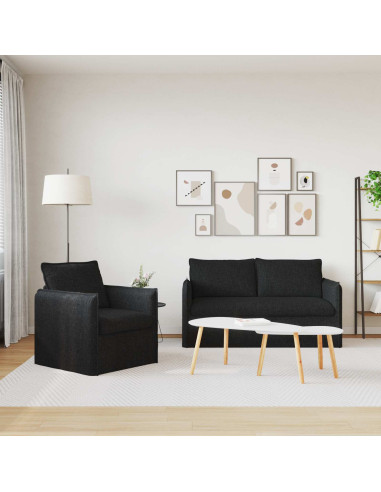 Divano 2 pcs Nero