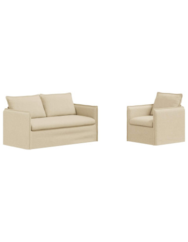 Divano 2 pcs Crema