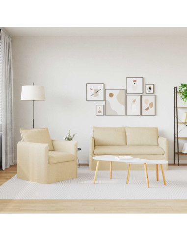 Divano 2 pcs Crema