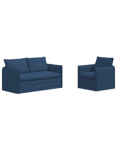 Divano 2 pcs Blu 2