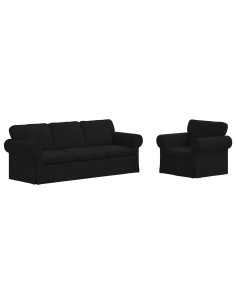 Divano 2 pcs Nero 2