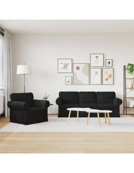 Divano 2 pcs Nero