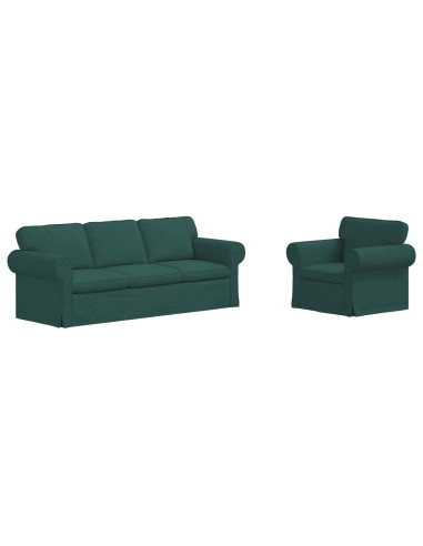 Divano 2 pcs Verde Scuro
