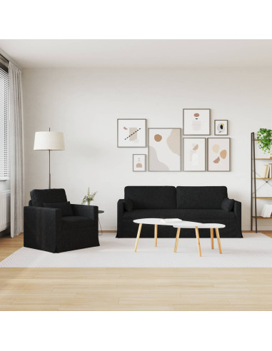 Divano 2 pcs Nero