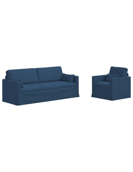 Divano 2 pcs Blu