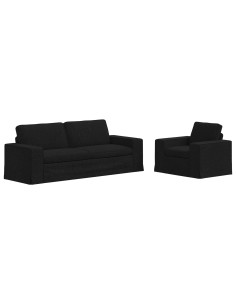 Divano 2 pcs Nero 2