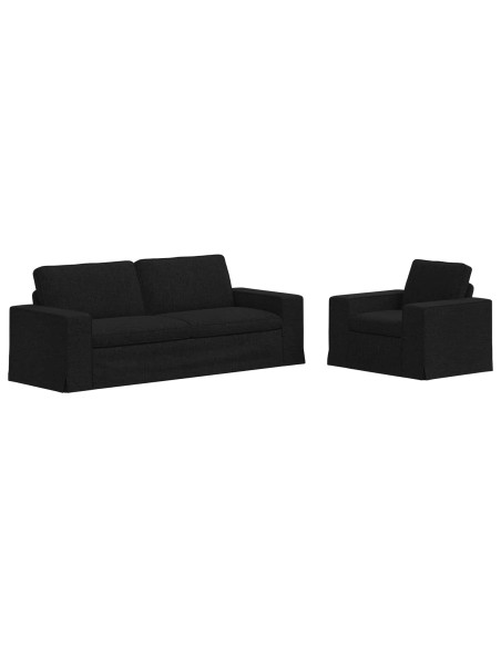 Divano 2 pcs Nero