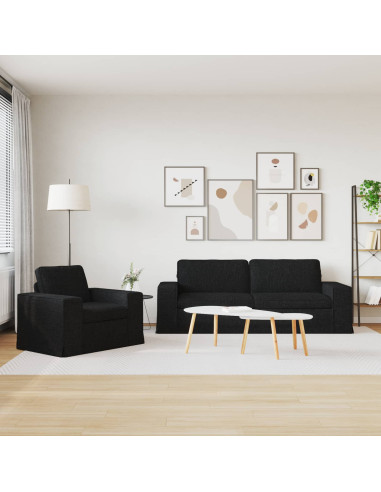 Divano 2 pcs Nero