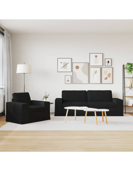 Divano 2 pcs Nero