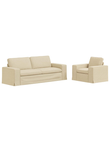 Divano 2 pcs Crema