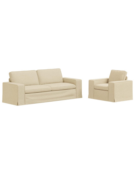 Divano 2 pcs Crema
