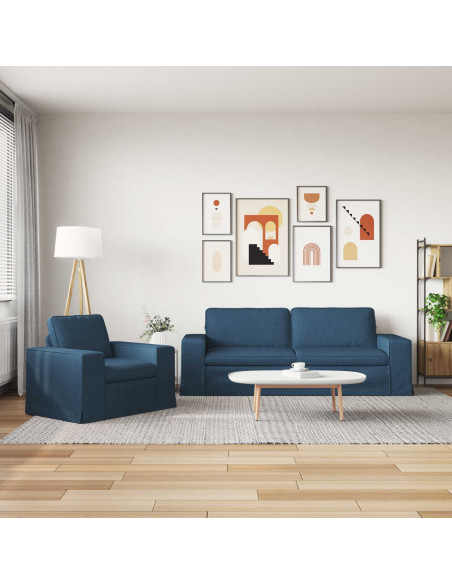 Divano 2 pcs Blu