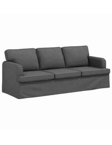 Divano 2 pcs Grigio scuro