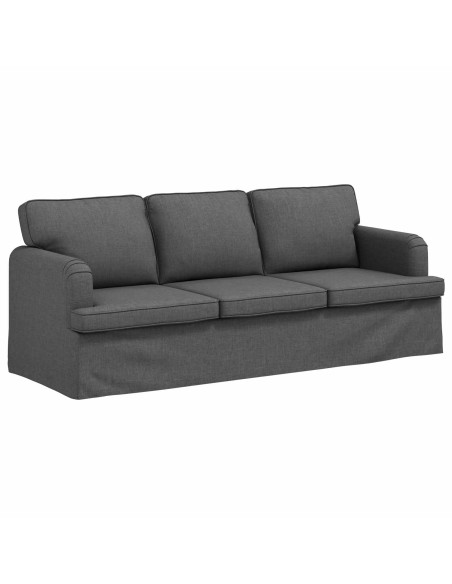 Divano 2 pcs Grigio scuro