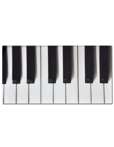 Tavolino da Caffè con Ripiano con Stampa su Vetro