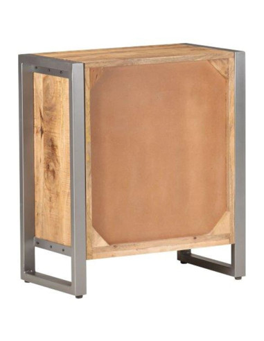 Credenza 60x35x72 cm in Legno di Mango Grezzo