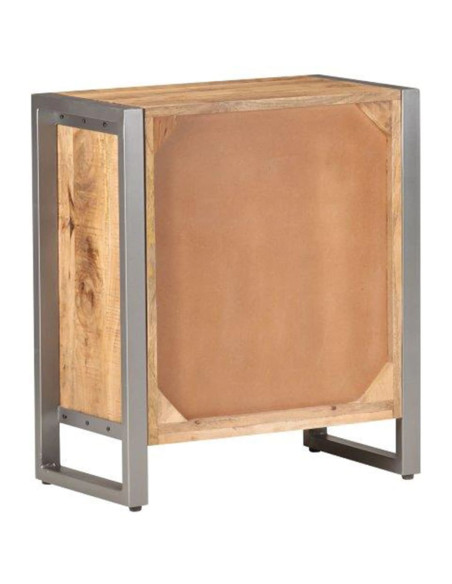 Credenza 60x35x72 cm in Legno di Mango Grezzo