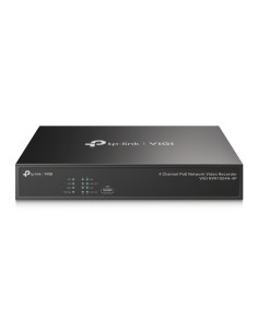 TP-Link VIGI NVR1004H-4P Videoregistratore di rete (NVR) Nero