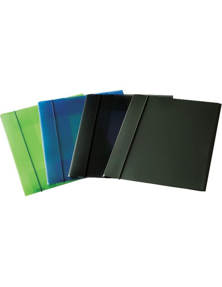 CARTELLA 3 LEMBI C/ELAST TRASP VERD