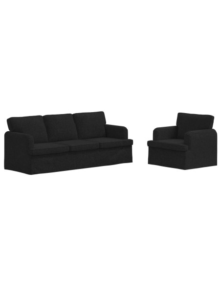 Divano 2 pcs Nero