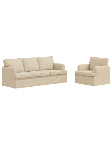 Divano 2 pcs Crema