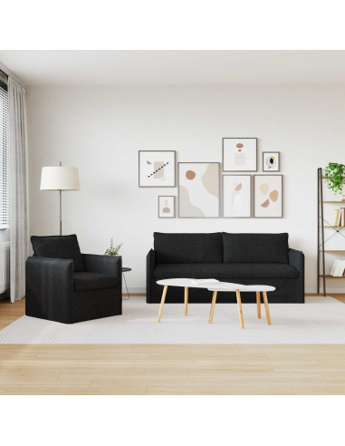 Divano 2 pcs Nero