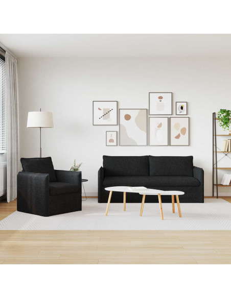 Divano 2 pcs Nero
