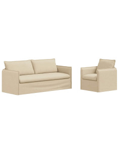 Divano 2 pcs Crema 2