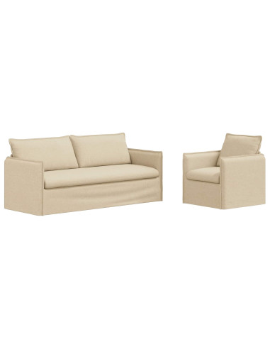 Divano 2 pcs Crema