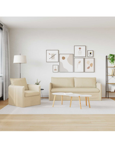 Divano 2 pcs Crema