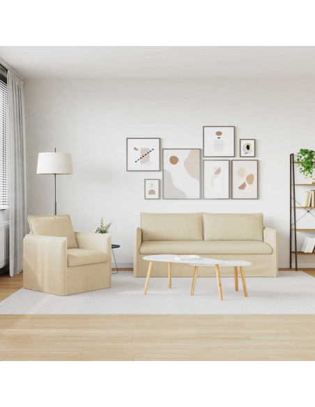 Divano 2 pcs Crema