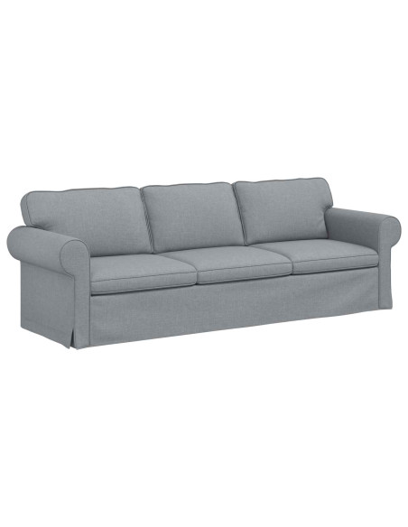 Divano 2 pcs Grigio chiaro