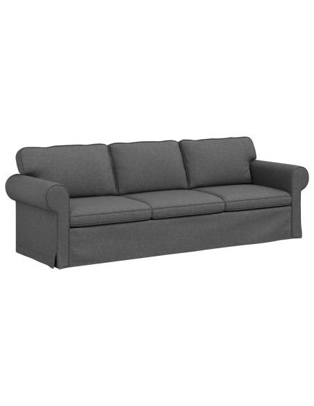 Divano 2 pcs Grigio scuro