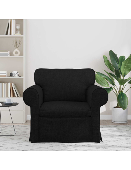 Divano Nero Dimensioni complessive: 95 x 82 x 80 cm (L x P x A)