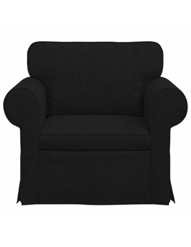 Divano Nero Dimensioni complessive: 95 x 82 x 80 cm (L x P x A)