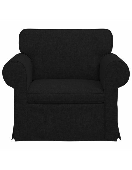 Divano Nero Dimensioni complessive: 95 x 82 x 80 cm (L x P x A)