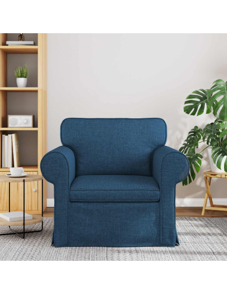 Divano Blu Dimensioni complessive: 95 x 82 x 80 cm (L x P x A)