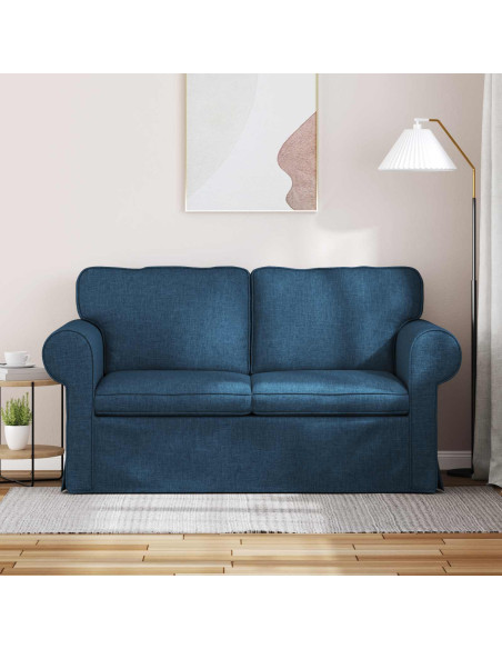 Divano Blu Dimensioni complessive: 155 x 82 x 80 cm (L x P x A)