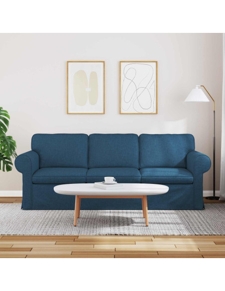 Divano Blu Dimensioni complessive: 215 x 82 x 80 cm (L x P x A)