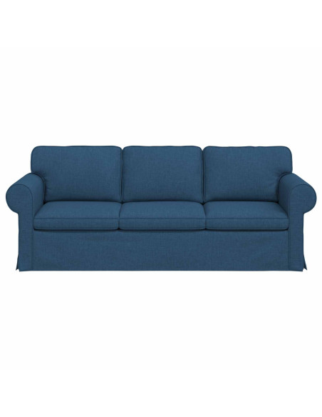 Divano Blu Dimensioni complessive: 215 x 82 x 80 cm (L x P x A)