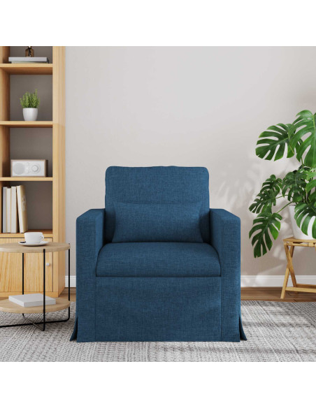 Divano Blu Dimensioni complessive: 78 x 78 x 80 cm (L x P x A)