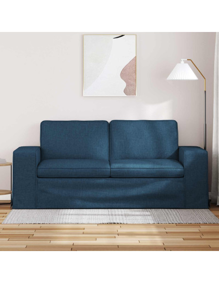 Divano Blu Dimensioni complessive: 182 x 80 x 82 cm (L x P x A)